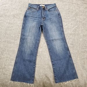 Madewell Rigid Demi Boot Crop Jean